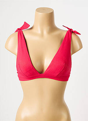 Haut de maillot de bain stretch haut triangles rose SIMONE PERELE femme