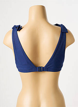 Haut de maillot de bain stretch haut triangles bleu SIMONE PERELE femme