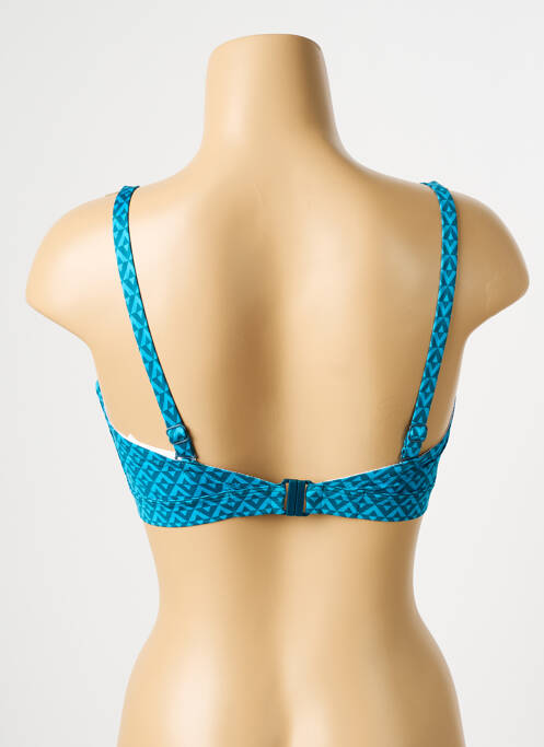 Haut de maillot de bain stretch haut soutien-gorge balconnet bleu SIMONE PERELE femme