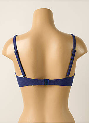 Haut de maillot de bain stretch haut soutien-gorge emboitant bleu SIMONE PERELE femme