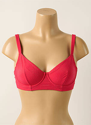 Haut de maillot de bain stretch haut soutien-gorge emboitant rose SIMONE PERELE femme
