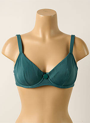 Haut de maillot de bain stretch haut soutien-gorge emboitant vert SIMONE PERELE femme