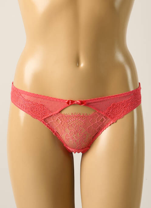 Tanga rose PASSIONATA pour femme