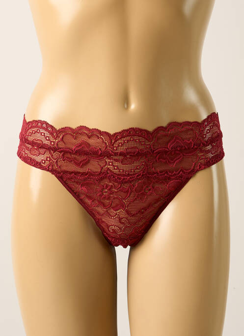 Tanga rouge PASSIONATA pour femme