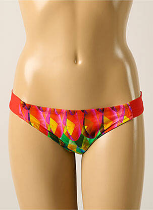 Bas de maillot de bain stretch culotte orange ANTIGEL femme