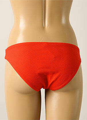 Bas de maillot de bain effet matière satinée culotte orange SIMONE PERELE femme