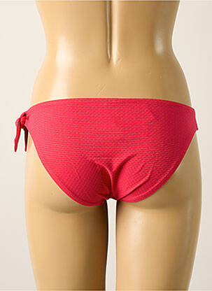 Bas de maillot de bain effet matière satinée culotte rouge SIMONE PERELE femme