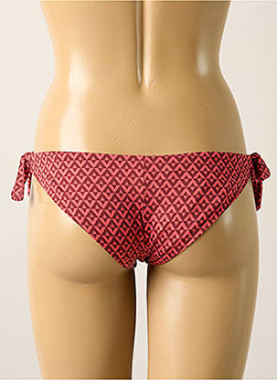 Bas de maillot de bain effet matière satinée bikini orange SIMONE PERELE femme