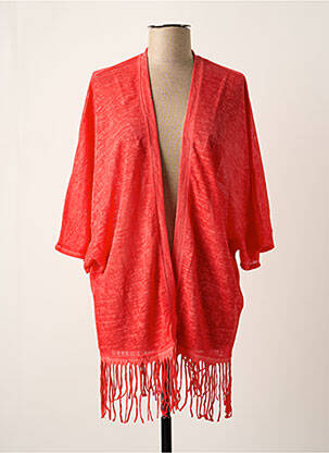 Veste kimono rouge O'N, pour femme