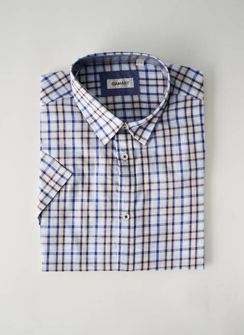 Chemise manches courtes bleu DAMART pour homme