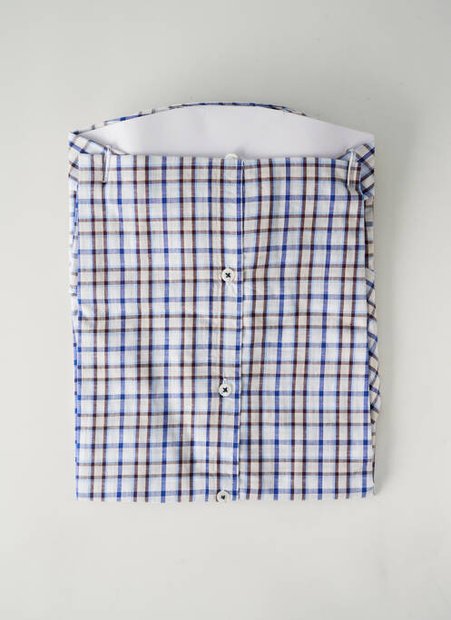 Chemise manches courtes bleu DAMART homme