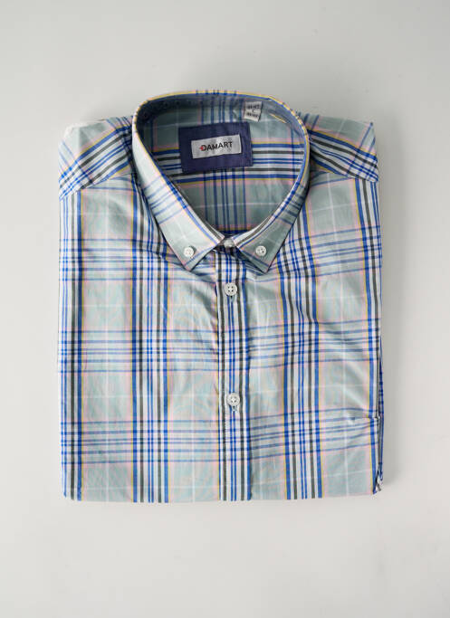 Chemise manches courtes vert DAMART pour homme