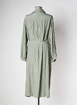 Robe longue manches longues manches longues vert IMPERIAL femme
