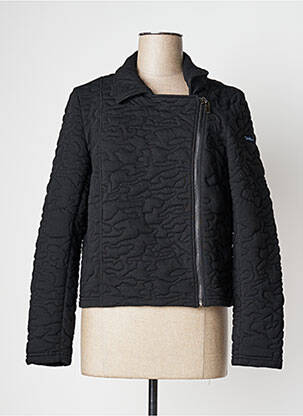 Veste casual col tailleur noir LE PETIT BAIGNEUR femme