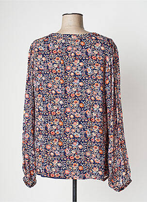 Blouse légère et transparente manches longues bleu MISE AU GREEN femme