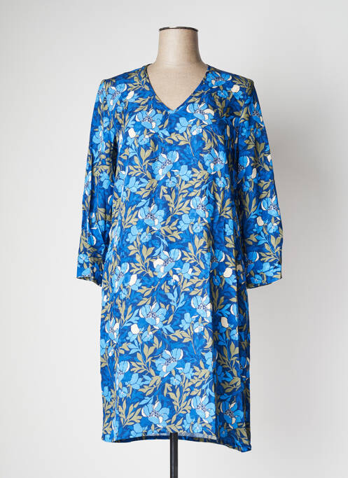 Robe mi-longue bleu LE PETIT BAIGNEUR pour femme