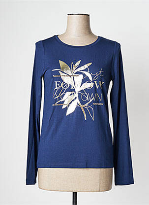 Top manches longues manches longues bleu MISE AU GREEN femme
