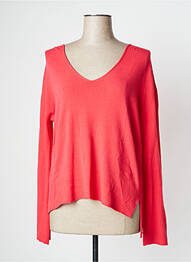 Pull stretch manches longues rose IMPERIAL femme