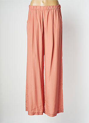 Pantalon large tissage popeline taille normale rose IMPERIAL femme