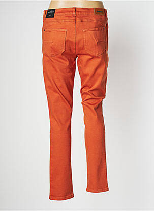 Jeans coupe slim stretch taille normale orange MISE AU GREEN femme