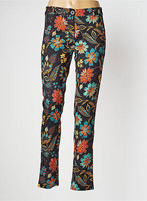Pantalon slim tissage popeline taille normale noir LE PETIT BAIGNEUR femme