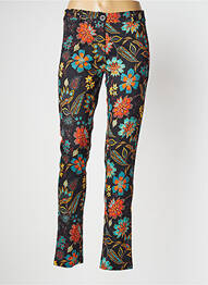 Pantalon slim tissage popeline taille normale noir LE PETIT BAIGNEUR femme