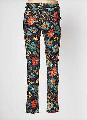 Pantalon slim tissage popeline taille normale noir LE PETIT BAIGNEUR femme