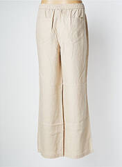 Pantalon large beige MISE AU GREEN pour femme seconde vue