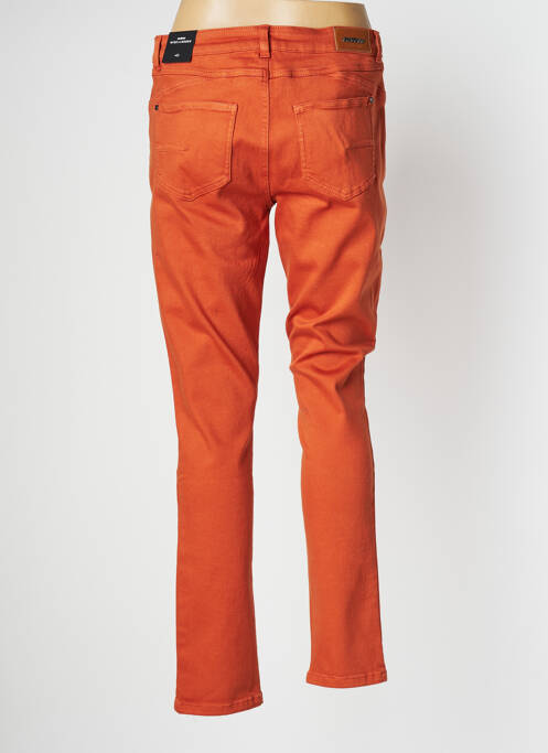 Jeans coupe slim orange MISE AU GREEN pour femme