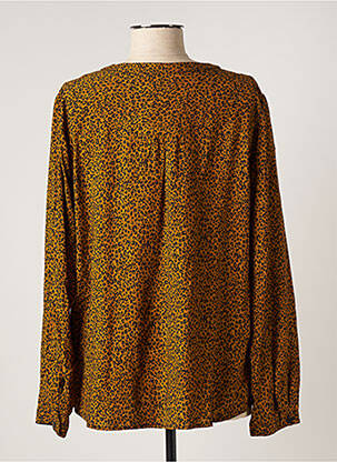 Blouse tissage popeline manches longues jaune LE PETIT BAIGNEUR femme