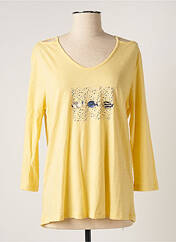 T-shirt jaune THALASSA pour femme seconde vue