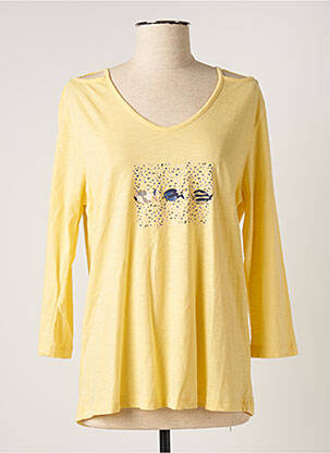 T-shirt jaune THALASSA pour femme