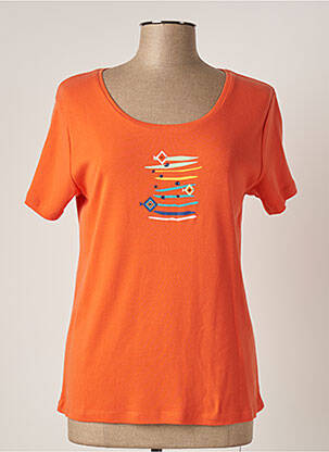T-shirt orange THALASSA pour femme