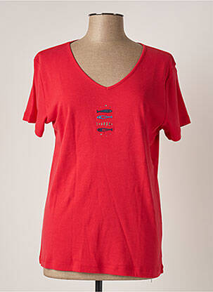 T-shirt rouge THALASSA pour femme