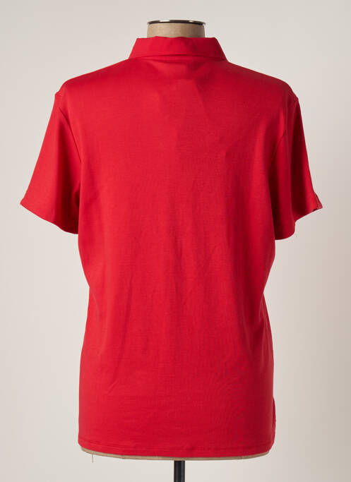 Polo broderie manches courtes rouge SAINT JAMES femme
