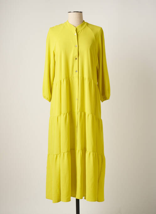 Robe longue vert REVER MILE pour femme