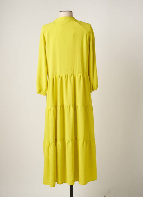 Robe longue vert REVER MILE pour femme