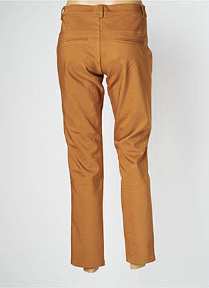 Pantalon 7/8 coupe chino taille normale marron SEE THE MOON femme