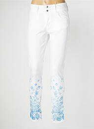Pantalon slim stretch blanc MISSIMINI femme
