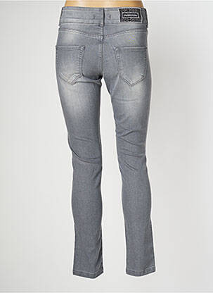 Jeans coupe slim stretch taille normale gris MISSIMINI femme