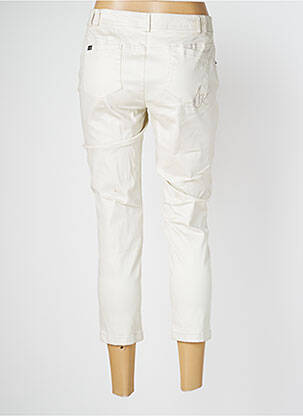 Pantacourt stretch taille normale beige AKELA KEY femme