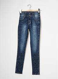Jeans skinny taille haute taille haute bleu MISSIMINI femme