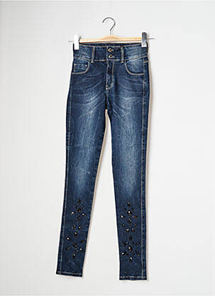 Jeans skinny taille haute taille haute bleu MISSIMINI femme