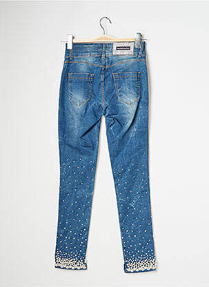 Jeans coupe slim stretch taille normale bleu MISSIMINI femme