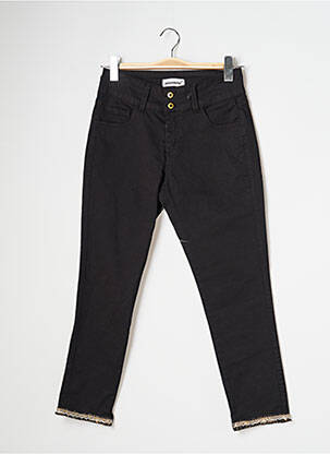 Jeans coupe slim stretch taille normale noir MISSIMINI femme