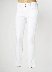 Jeans coupe slim blanc MISSIMINI pour femme seconde vue