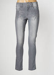 Jeans coupe slim gris MISSIMINI pour femme seconde vue