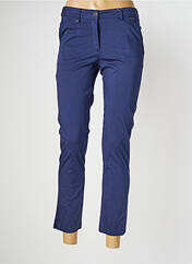 Pantalon chino bleu AGATHE & LOUISE pour femme seconde vue