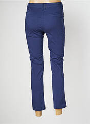 Pantalon chino bleu AGATHE & LOUISE pour femme seconde vue