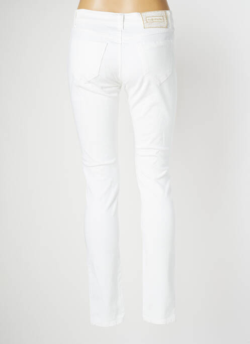 Jeans coupe slim blanc MISSIMINI pour femme